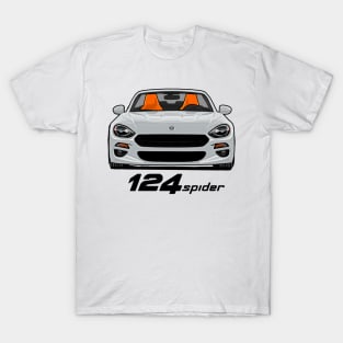 Fiat 124 Spider - White T-Shirt